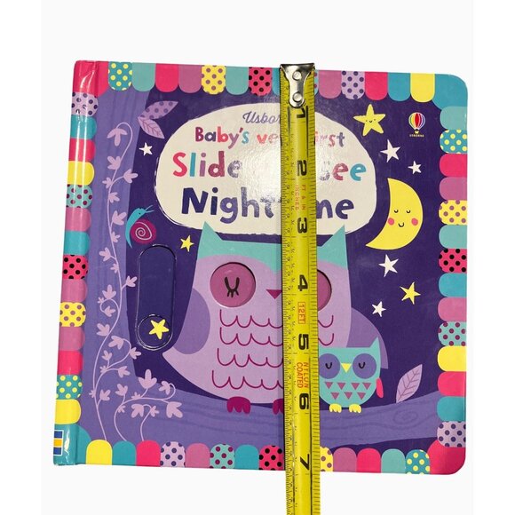 Usborne Babys Very First Slide And See Nighttime Board Book - Picture 14 of 16